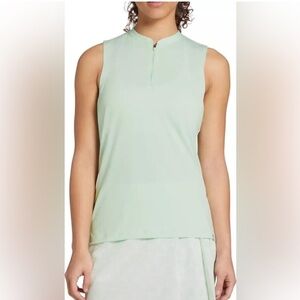 NWT Lady Hagen Women's Sleeveless Polo - size Medium Seafoam Sage